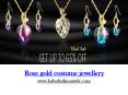 Rose gold costume jewelry PowerPoint PPT Presentation