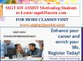 MGT 435 ASSIST Motivating Students to Learn/mgt435assist.com PowerPoint PPT Presentation