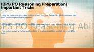 IBPS PO Reasoning Preparation & Important Tips