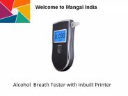 Alcohol  Breath Tester with Inbuilt Printer