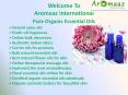 Pure Organic Essential Oils @ Aromaaz International