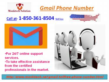 Can I take Gmail Phone Number at 1-850-361-8504 anytime?