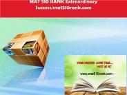 MAT 510 RANK Extraordinary Success/mat510rank.com