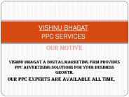 VISHNU BHAGAT | PPC ADVERTISING COMPANY