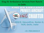 Hi-Tech ICU Air Ambulance Service in Delhi