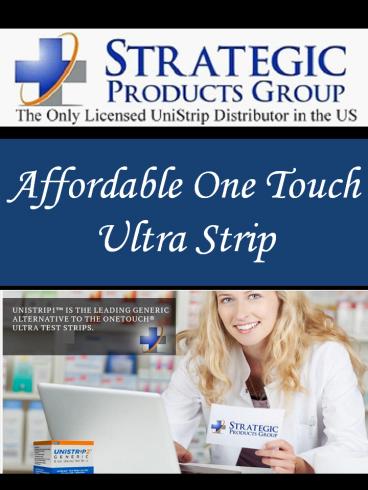 Affordable One Touch Ultra Strip