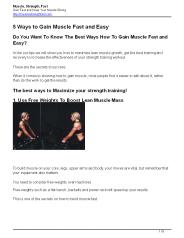 5 ways to gain muscle fast and easy