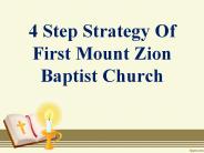 4 Step Strategy of First Mount Zion Baptist Church