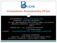 Gemstone Accessories Price