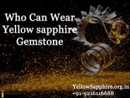 Who Can wear Yellow Sapphire Gemstone