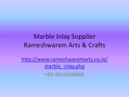 Marble Inlay Supplier