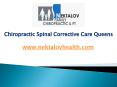 Chiropractic Spinal Corrective Care Queens - www.nektalovhealth.com (4) PowerPoint PPT Presentation