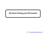 3D Drone Filming and VR Content