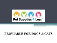 Proviable for Dogs and Cats