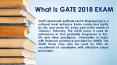 Purpose of GATE Exam PowerPoint PPT Presentation