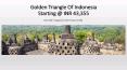 Golden Triangle of Indonesia Tour Packages - Ex Mumbai with SOTC Holidays PowerPoint PPT Presentation