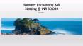 Summer Enchanting Bali Tour Packages with SOTC Holidays PowerPoint PPT Presentation