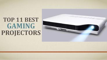 Best Buy Gaming Projectors - Top 11
