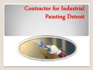 Contractor for Industrial Painting Detroit