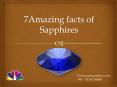 7 Amazing facts of Sapphires PowerPoint PPT Presentation