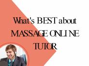 What’s Best about Massage Online Tutor