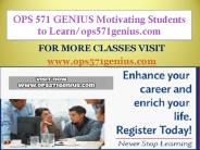 OPS 571 GENIUS Motivating Students to Learn/ops571genius.com