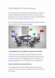 ezTalks: Discussing the Benefits of Virtual Meetings