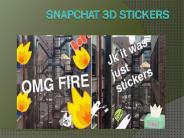 SnapChat 3D Stickers  25 july 17