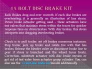 14 bolt disc brake kit