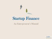 Startup Finance An Entrepreneur’s Manual