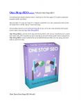 One Stop SEO review and One Stop SEO(EXCLUSIVE) bonuses pack PowerPoint PPT Presentation