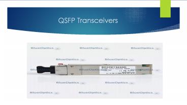 What Is QSFP Transceiver
