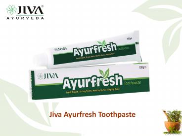 Ayur Fresh Tooth Paste