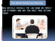 Fort Worth Family Law Attorney