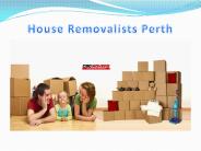 House Removalists Perth
