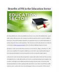 Benefits of PR in the Education Sector PowerPoint PPT Presentation