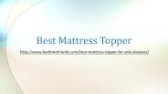 Best Mattress Topper