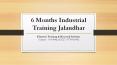 6 Months Industrial Training Jalandhar | Six Months Industrial Training Jalandhar