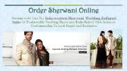 Order Sherwani Online
