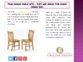 Teak Dining Table Sets - They Are Great For Using Inside Too PowerPoint PPT Presentation