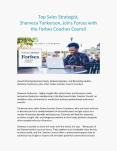 Top Sales Strategist, Shameca Tankerson, Joins Forces with the Forbes Coaches Council PowerPoint PPT Presentation