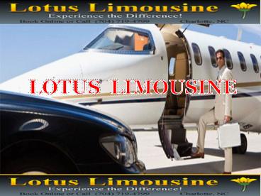 Limo and Car Service Charlotte NC