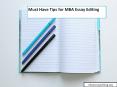 Must Have Tips for MBA Essay Editing PowerPoint PPT Presentation