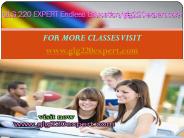 GLG 220 EXPERT Endless Education/glg220expert.com
