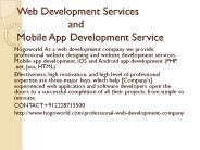 Professional web Development Company hOGOWORLD