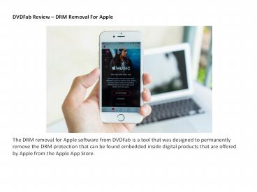 DVDFab Review-DRM Removal For Apple