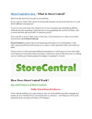 StoreCentral REVIEW & StoreCentral (SECRET) Bonuses