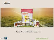 Poultry Feed Additives Manufacturers