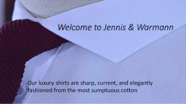Luxury Cotton Shirts