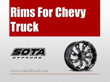 Rims For Chevy Truck - www.sotaoffroad.com
